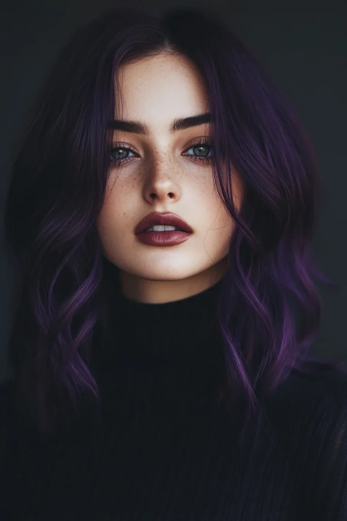 Deep Plum for Bold Statements