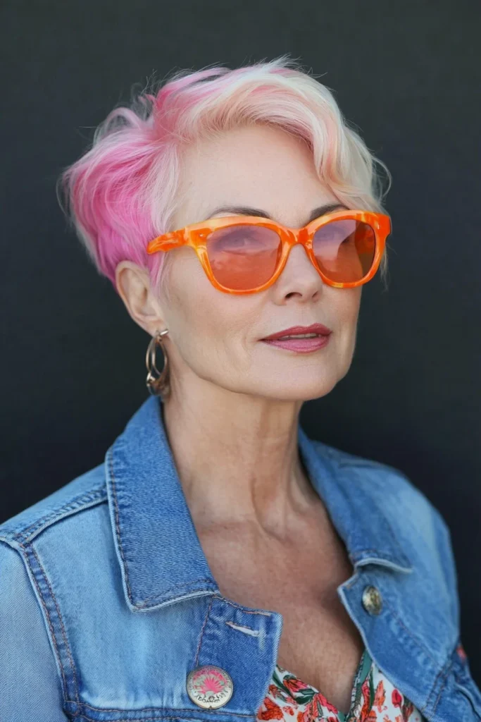 Vibrant Color Pixie