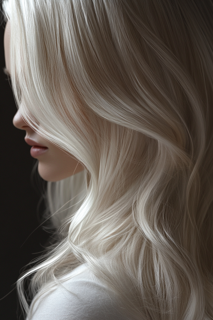 Icy Blonde with Silver Undertones
