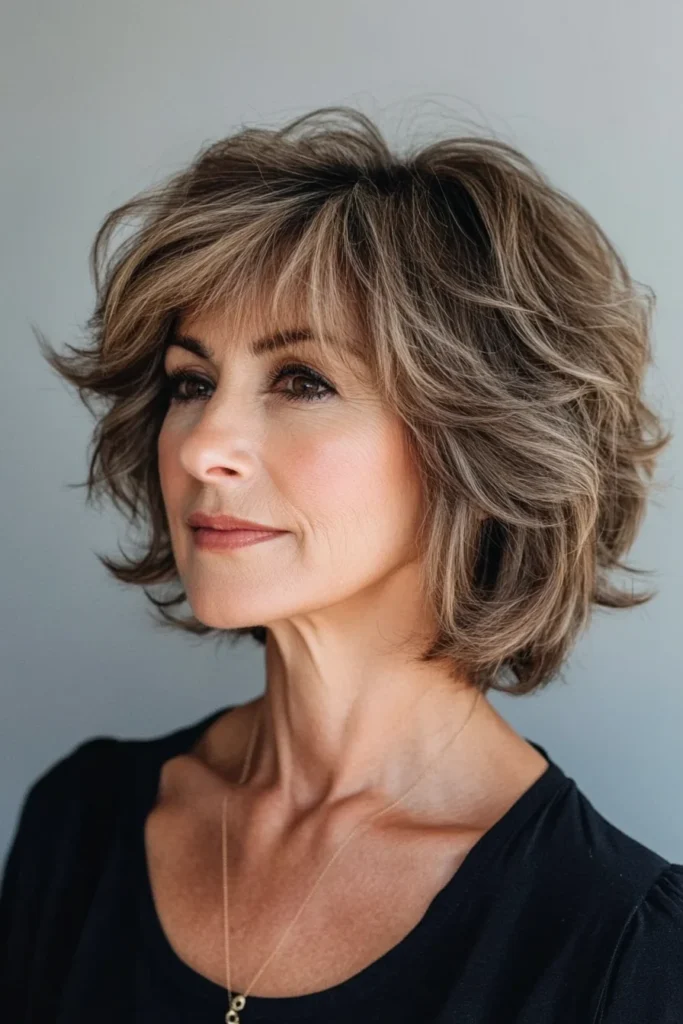 Feminine Shag Cut