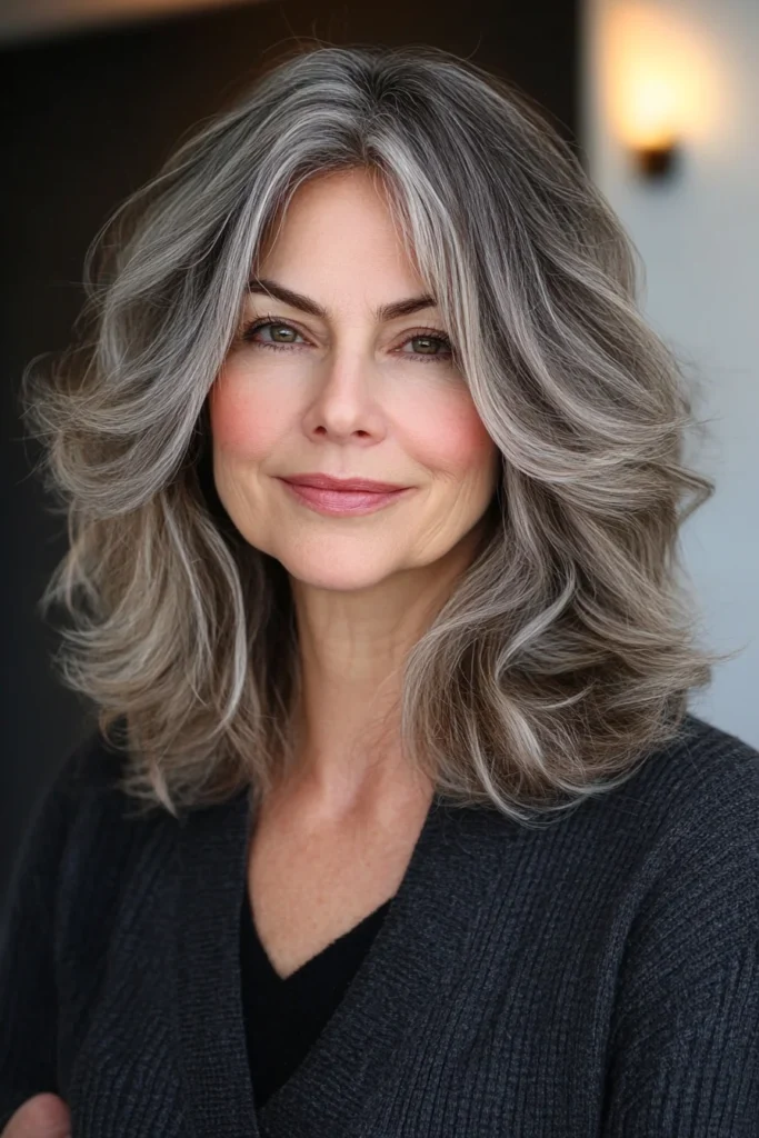 Wavy Shag with Face-Framing Layers
