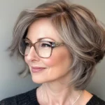 21 Stylish Hairstyles for Women Over 50 Who Wear Glasses