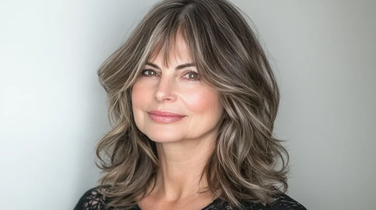21 Flattering Hairstyles with Bangs for Women Over 50