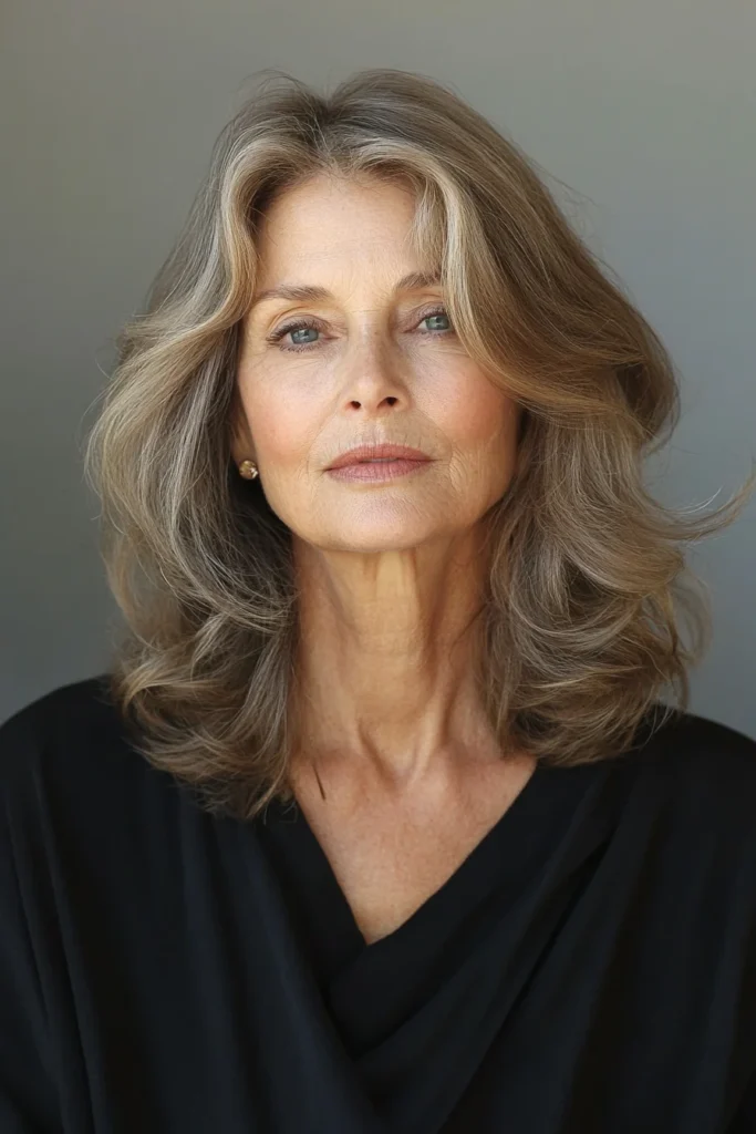 Longer Lob with Subtle Highlights