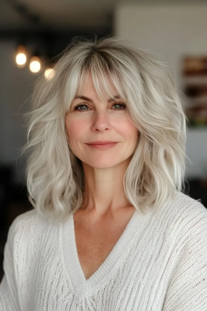 Romantic Shag with Soft Waves