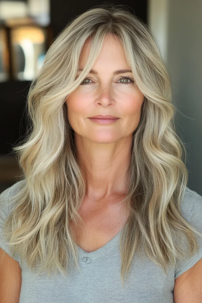 Beachy Waves with Subtle Highlights