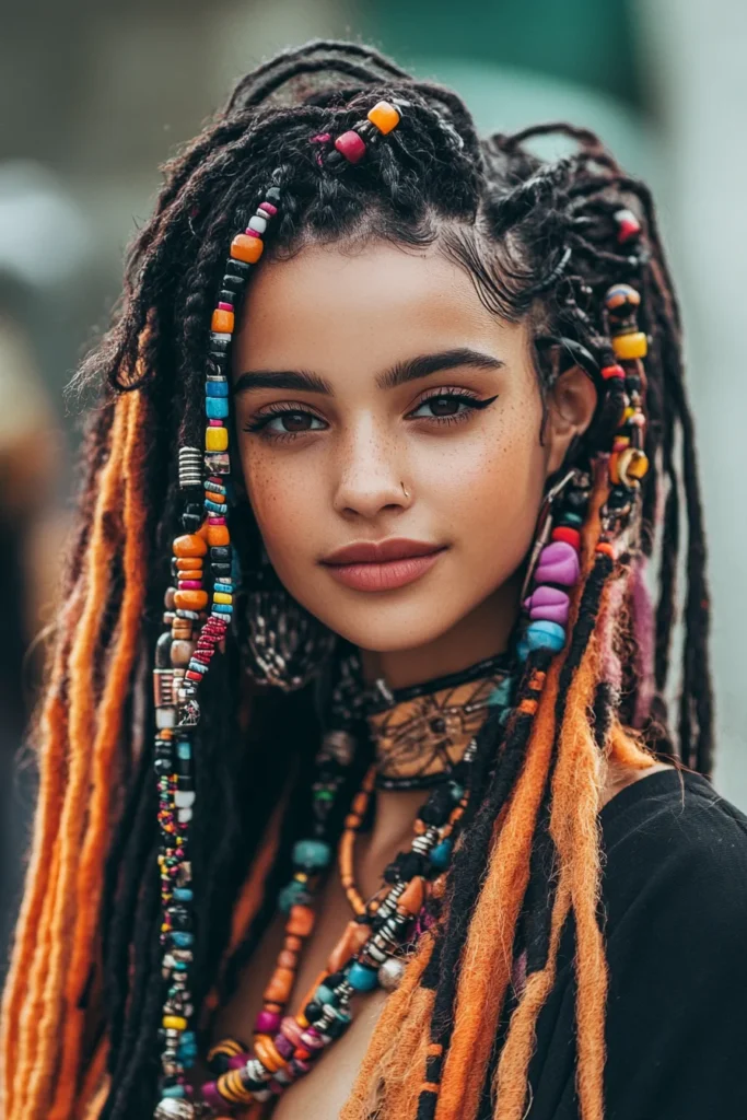 Dreadlocks with Beads