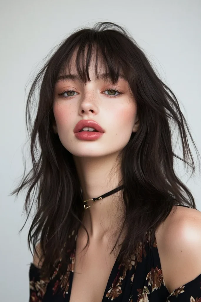 Side-Swept Bangs