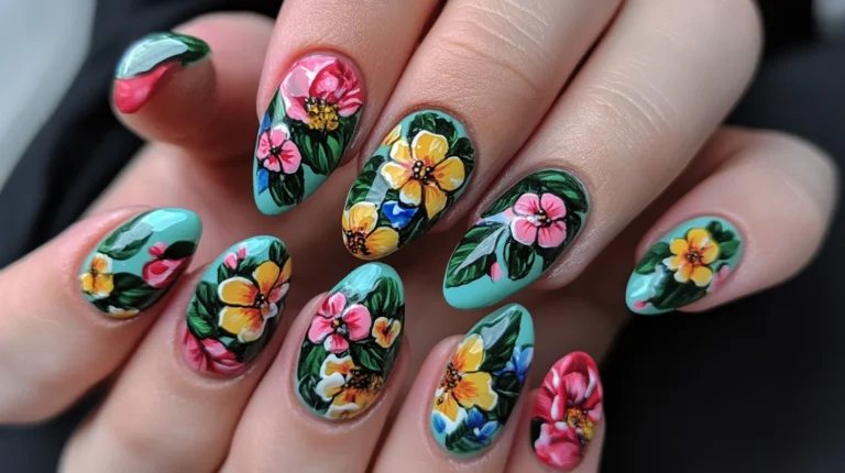 Flower Nail Designs 2025: 35+ Ideas to Brighten Your Day