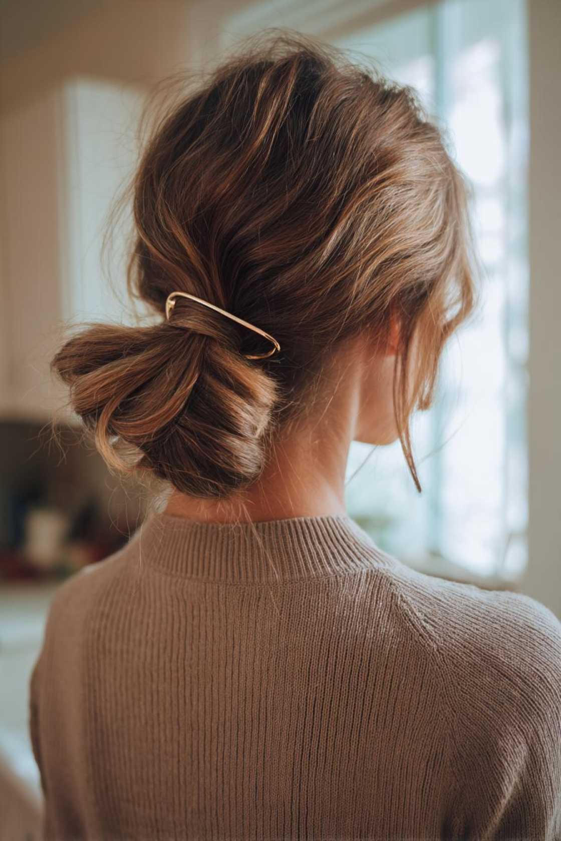 12+ Adorable Back to School Hairstyles with Bows & Clips You Need to Try. - 21. Twisted Front with a Clip