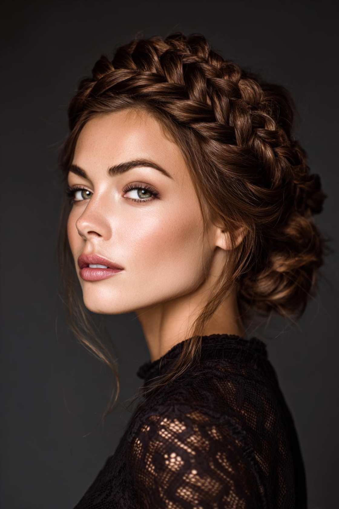 15+ Adorable Doll Hairstyles to Channel Your Inner Cutie (Curls, Bows & More!). - 6. Crown Braid