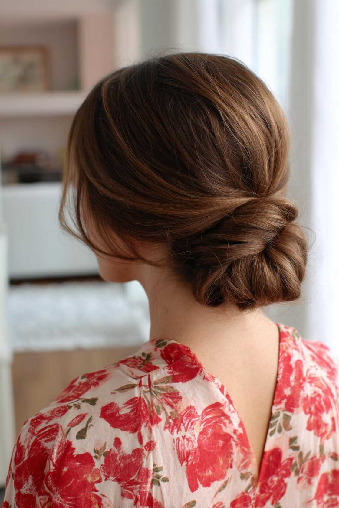 15+ Chic & Comfy Airport Hairstyles for Your Next Trip (Travel in Style!) - 16. The Classic Low Bun