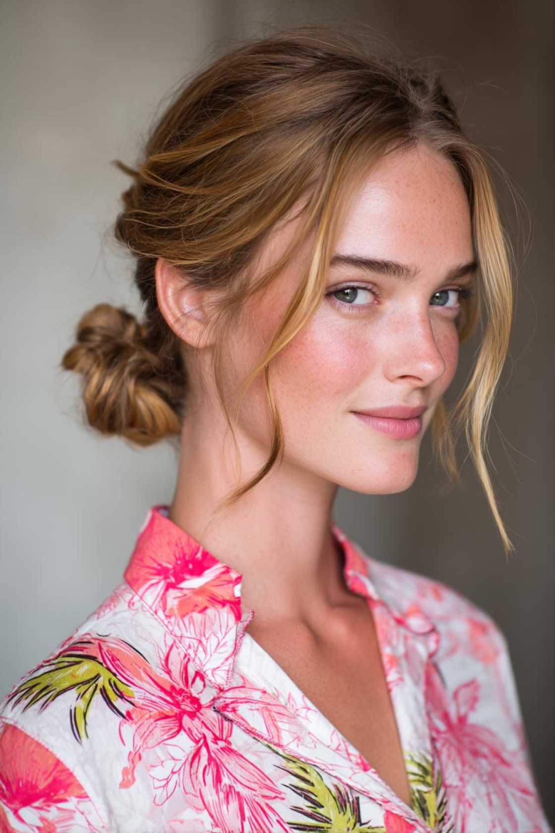 15+ Chic Summer Updos for Medium Hair (Easy Styles to Beat the Heat!). - 16. The Simple Knot