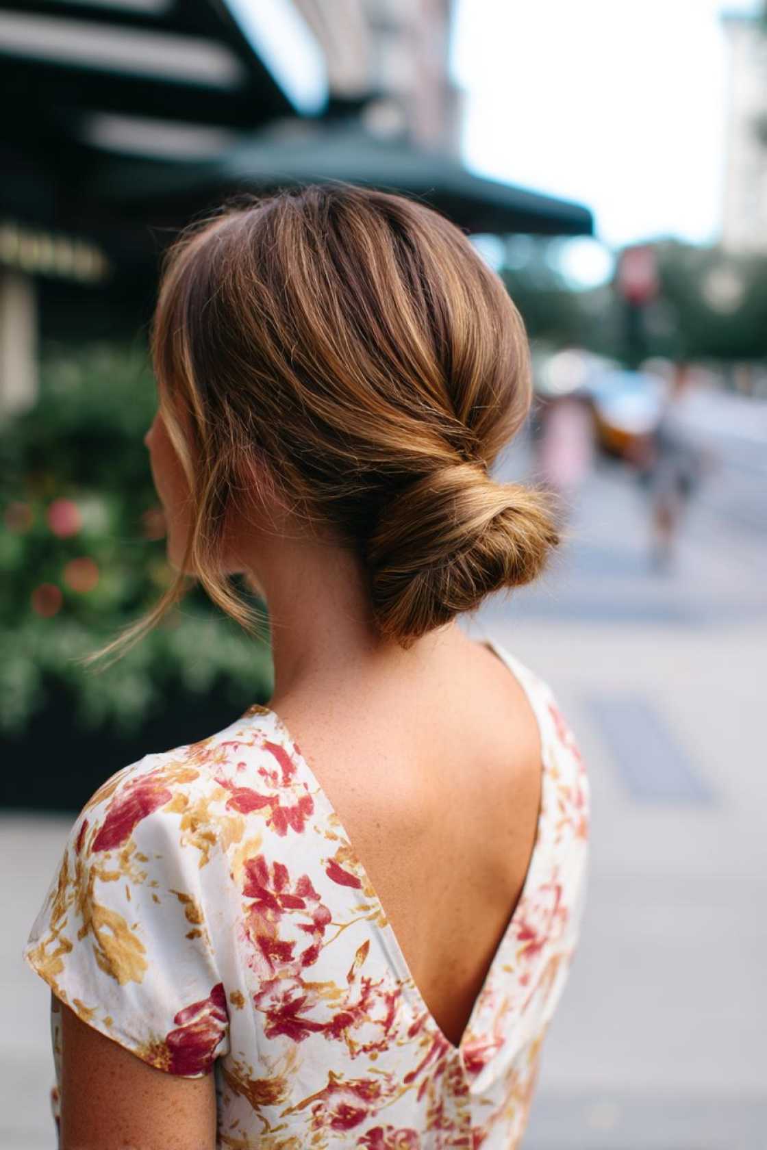 15+ Chic Summer Updos for Medium Hair (Easy Styles to Beat the Heat!). - 15. Effortless Low Bun