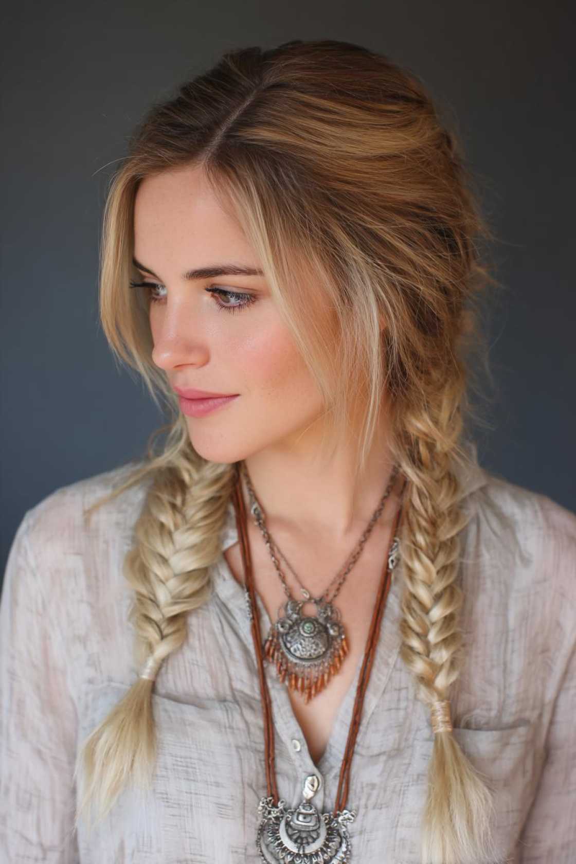 15+ Effortless Beach Hairstyles: Salty Waves, Chic Braids & Easy Updos. - 18. Fishtail Braid