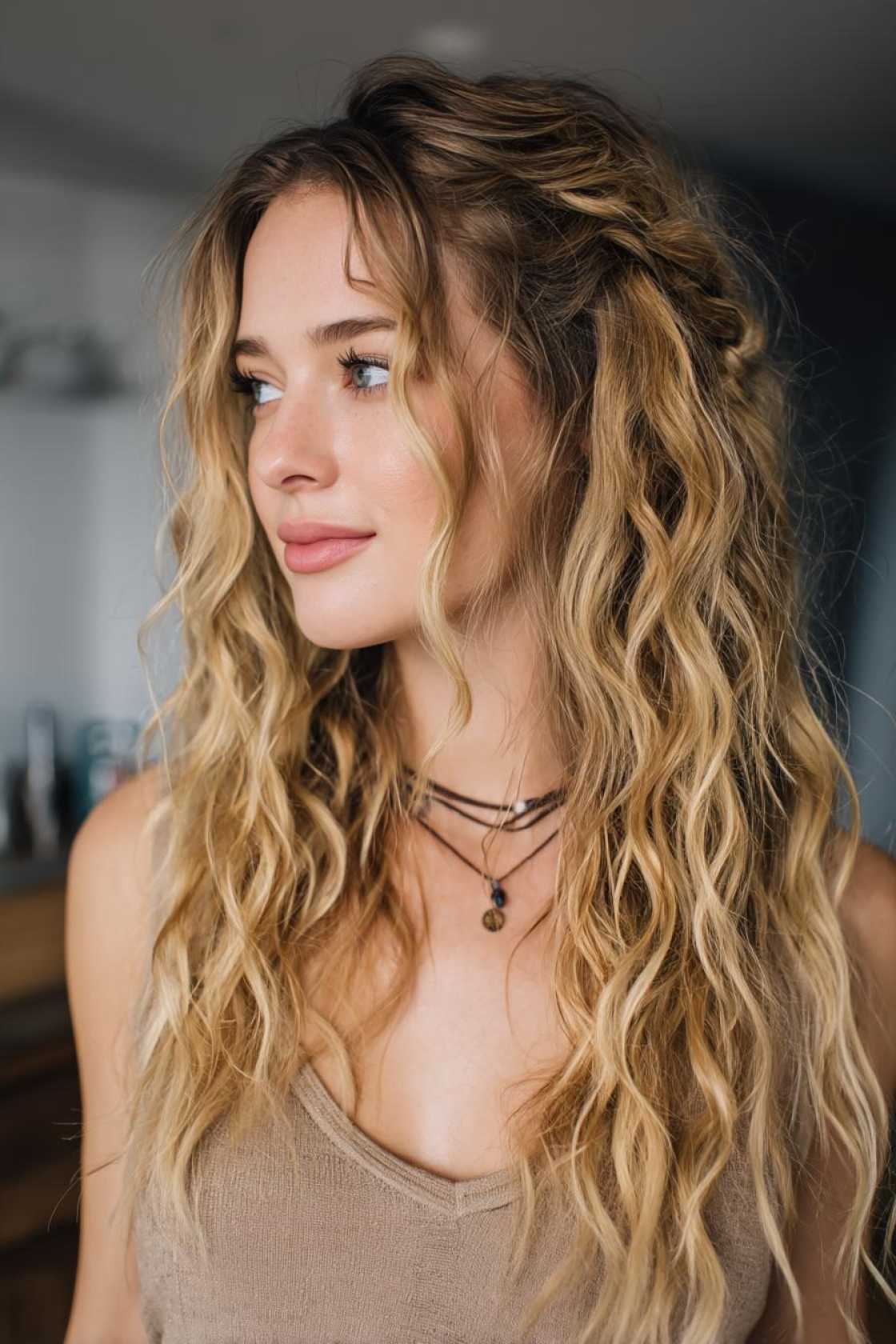 15+ Effortless Summer Hairstyles to Beat the Heat in Style (Quick & Cute!). - 7. The Twisted Half-Up