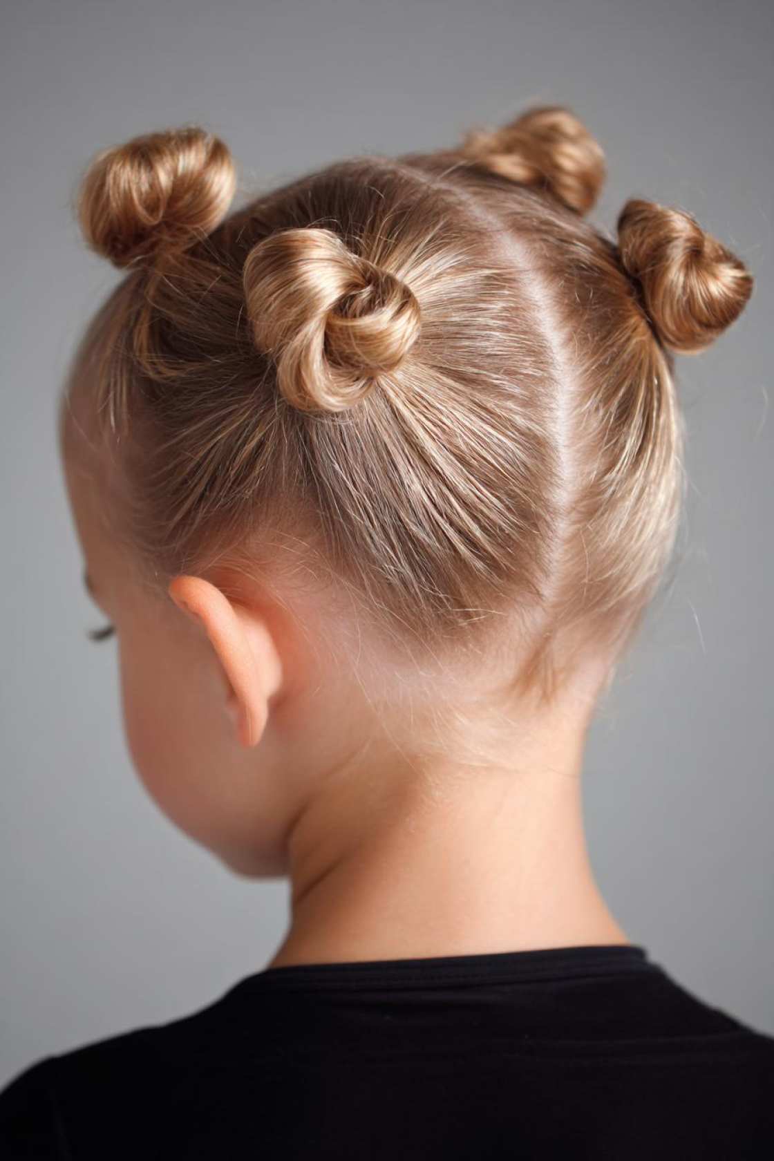 15+ Flip-Proof Gymnastics Hairstyles: Secure Buns, Braids & Tips for a Perfect 10 Look! - 6. Multiple Mini Buns