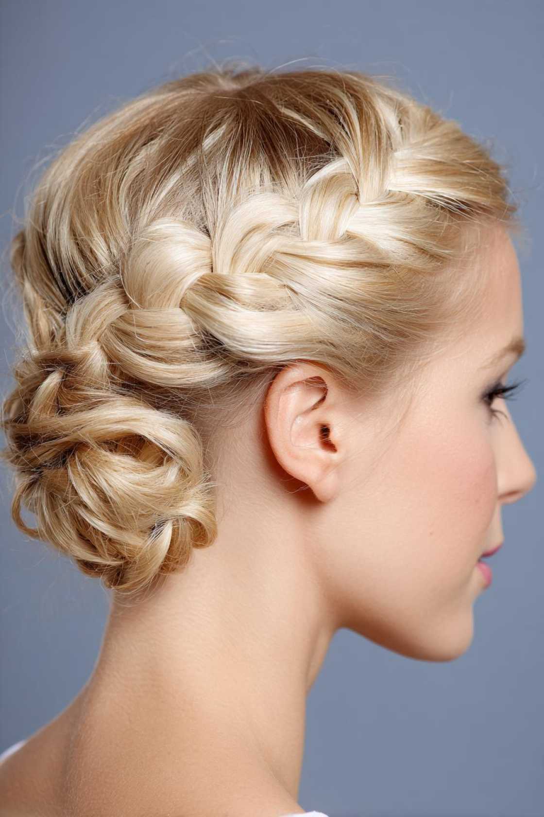 15+ Flip-Proof Gymnastics Hairstyles: Secure Buns, Braids & Tips for a Perfect 10 Look! - 5. French Braid Updo