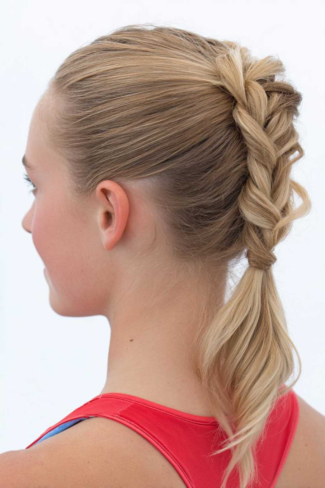 15+ Flip-Proof Gymnastics Hairstyles: Secure Buns, Braids & Tips for a Perfect 10 Look! - 2. Low Braided Ponytail