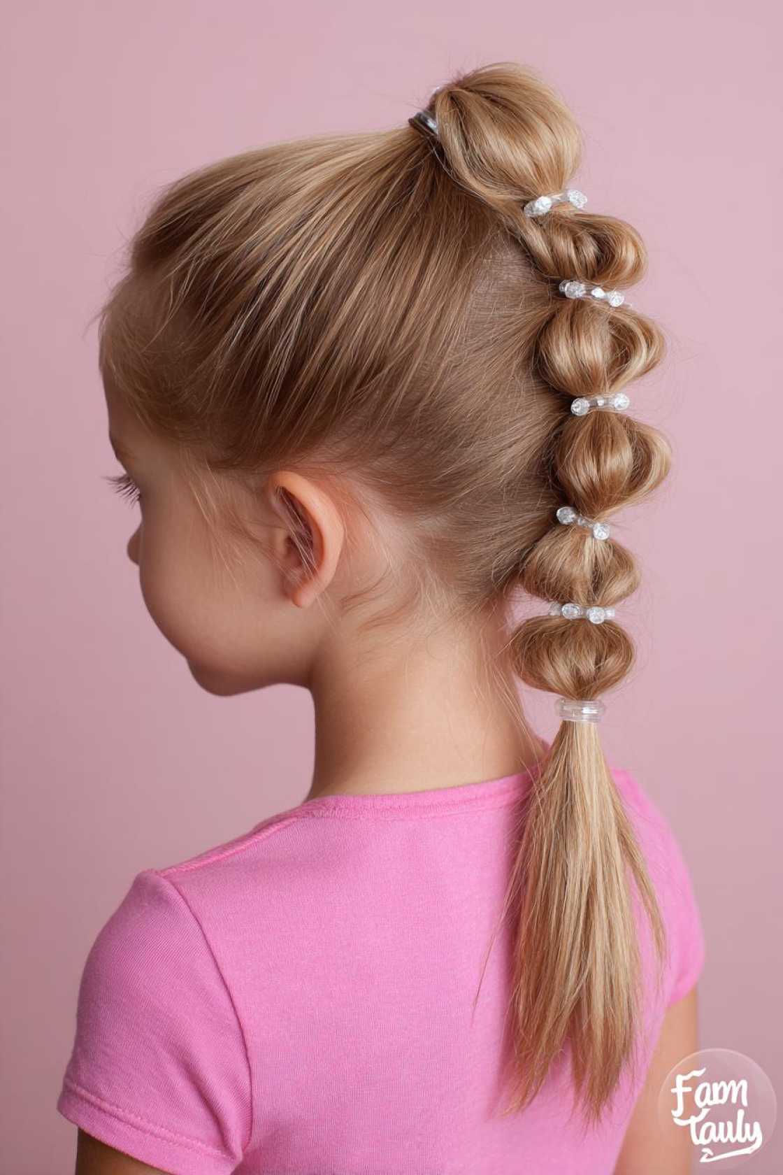 15+ Flip-Proof Gymnastics Hairstyles: Secure Buns, Braids & Tips for a Perfect 10 Look! - 9. Bubble Ponytail