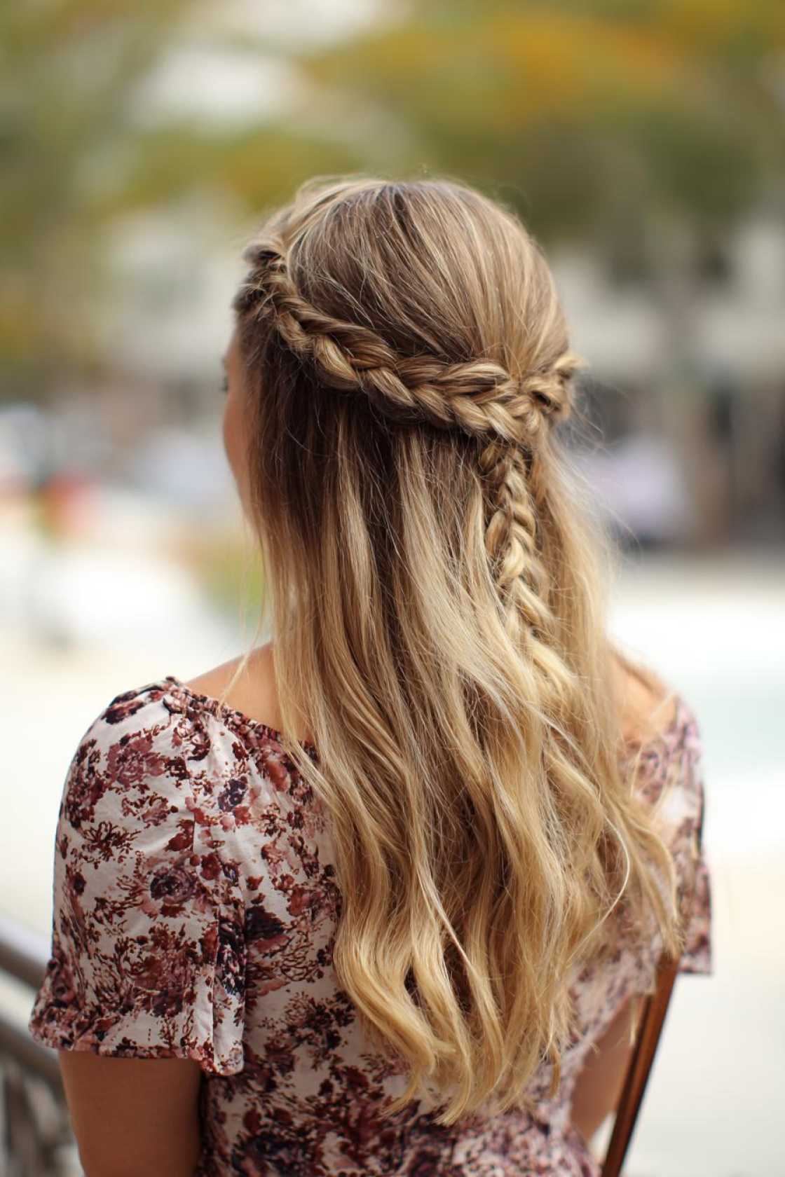 15+ Irresistible Date Night Hairstyles to Wow Them (Romantic, Chic & Easy!). - 15. Half-Up Half-Down with Braids