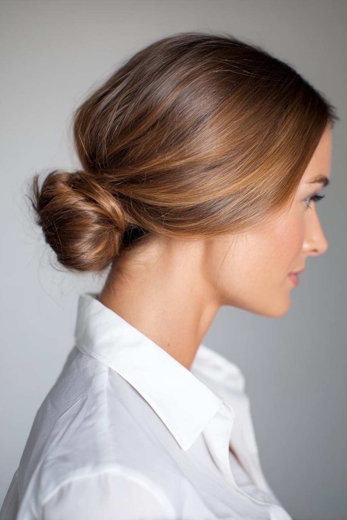 15+ Neat & Secure Waitress Hairstyles That Last Your Entire Shift (Food Service Approved!). - 7. Side Bun