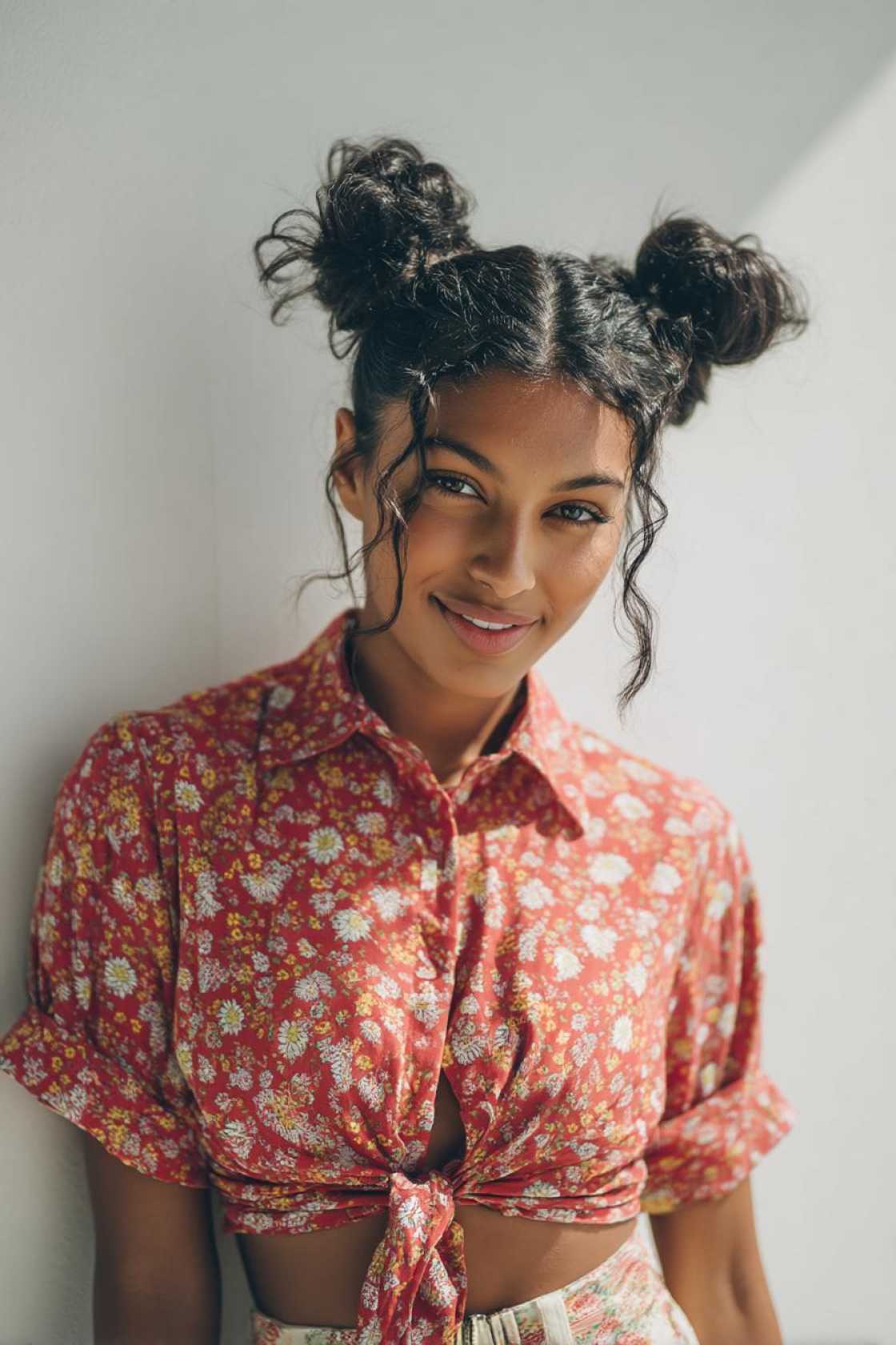 15+ Neat & Secure Waitress Hairstyles That Last Your Entire Shift (Food Service Approved!). - 12. Double Buns