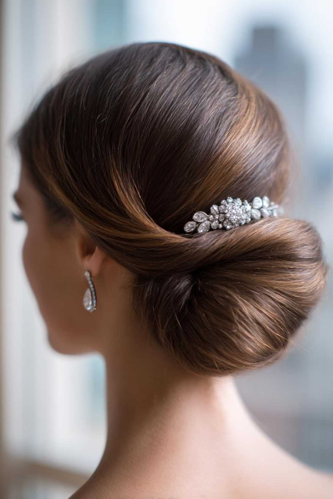 15+ Show-Stopping Homecoming Hairstyles to Wow This Year (Updos, Curls & More!) - 3. Low Chignon