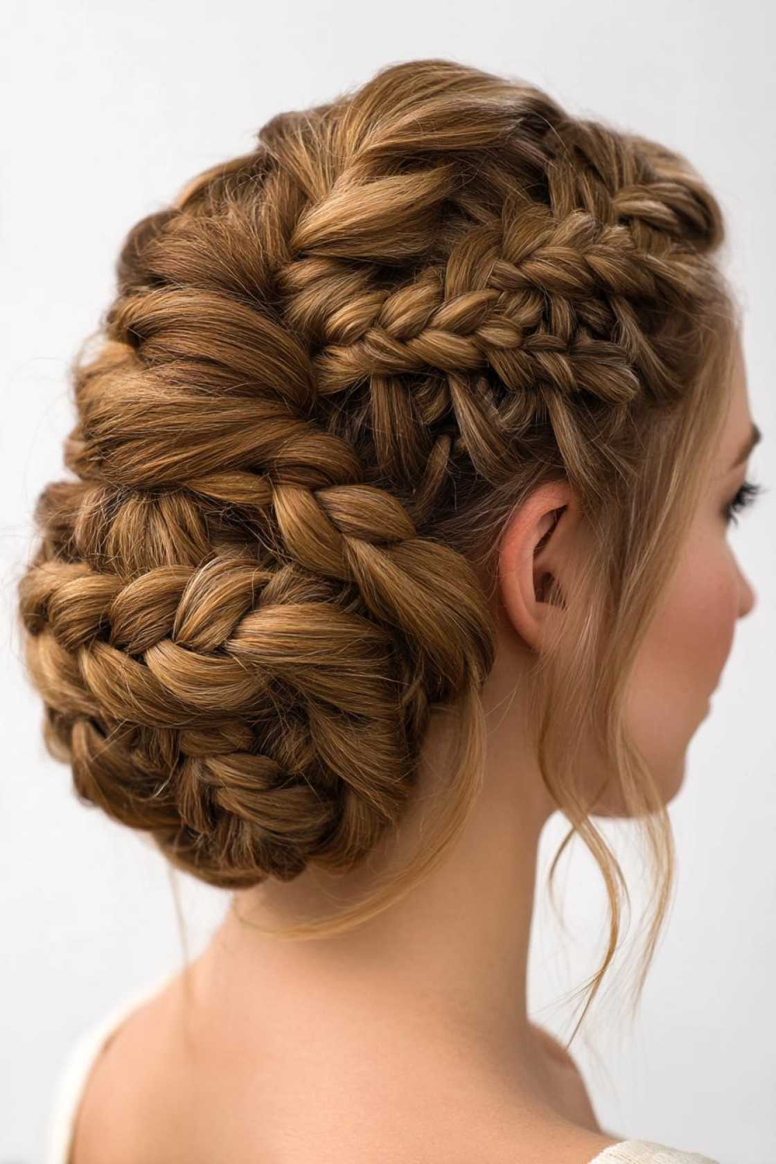 15+ Show-Stopping Homecoming Hairstyles to Wow This Year (Updos, Curls & More!) - 2. Intricate Braided Updo