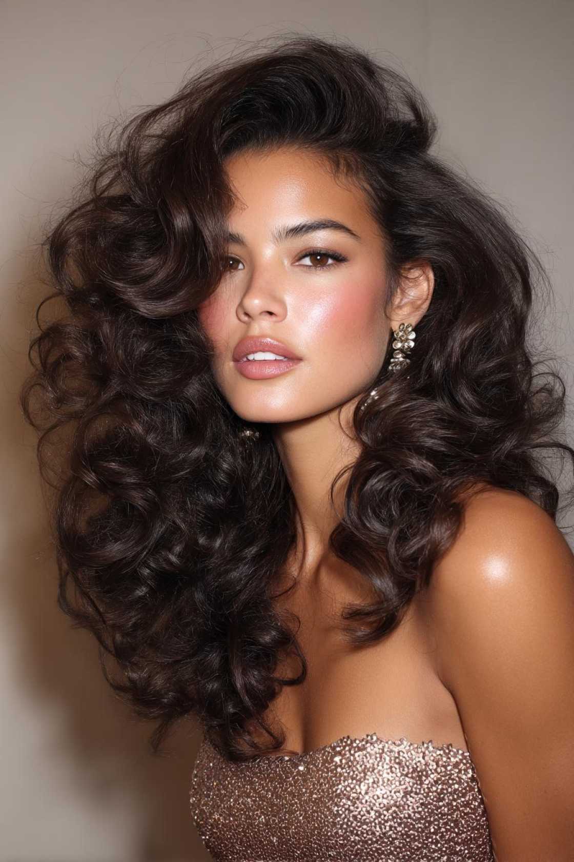 15+ Show-Stopping Homecoming Hairstyles to Wow This Year (Updos, Curls & More!) - 8. Voluminous Curls