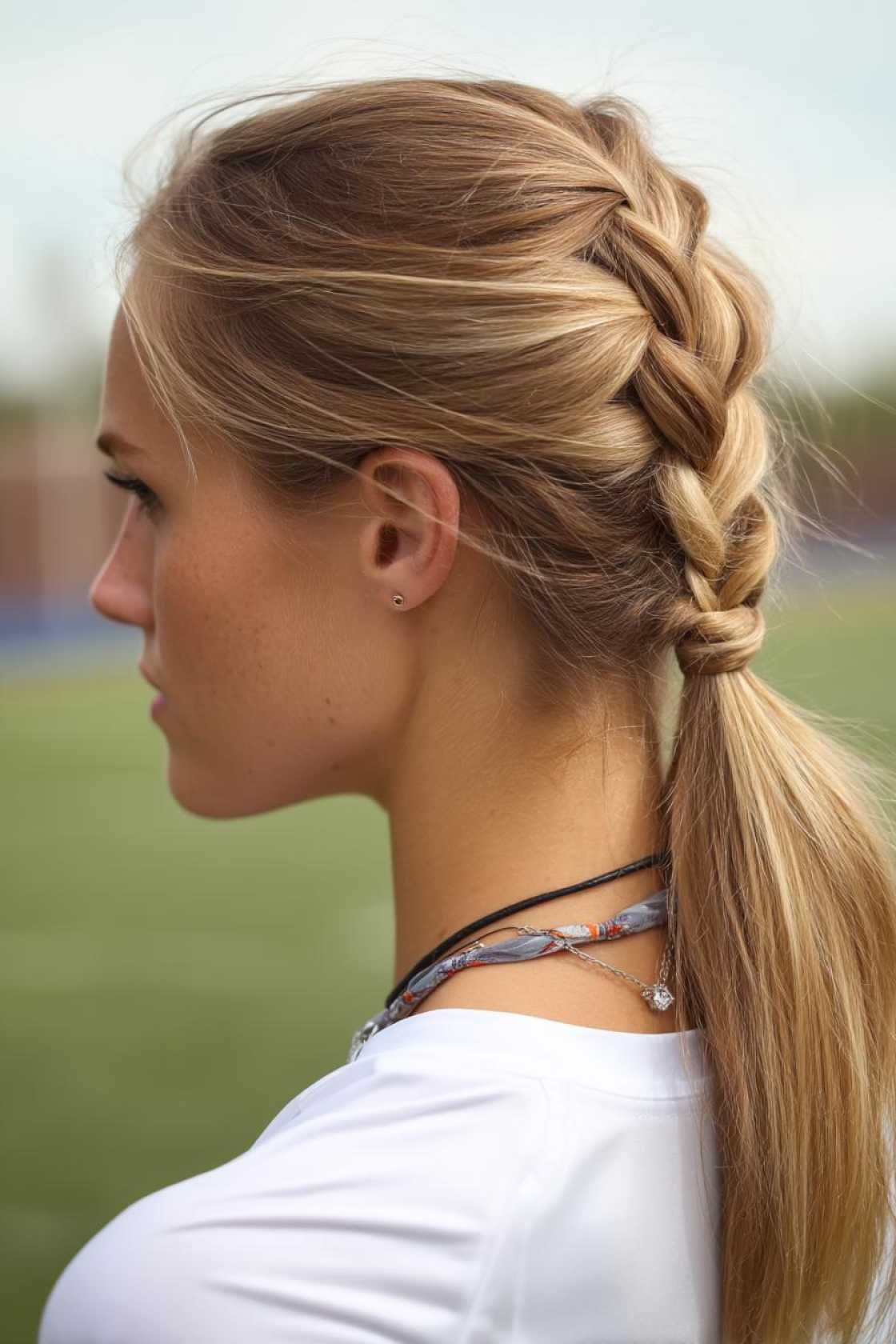 15+ Spike-Proof Volleyball Hairstyles: Secure Braids, Buns & Ponytails for the Court. - 16. The Low Braided Ponytail