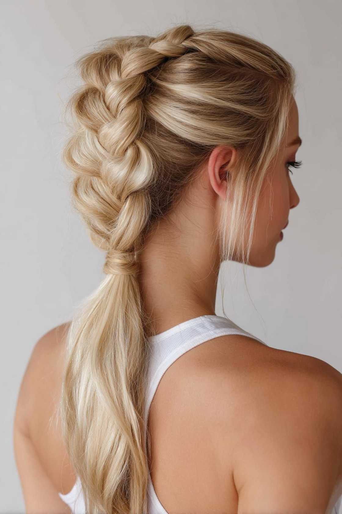 15+ Spike-Proof Volleyball Hairstyles: Secure Braids, Buns & Ponytails for the Court. - 1. The Inverted French Braid Ponytail