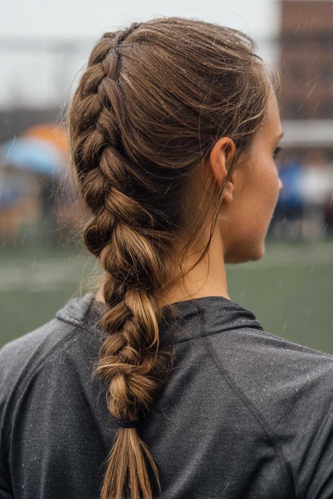 15+ Spike-Proof Volleyball Hairstyles: Secure Braids, Buns & Ponytails for the Court. - 15. The Classic French Braid