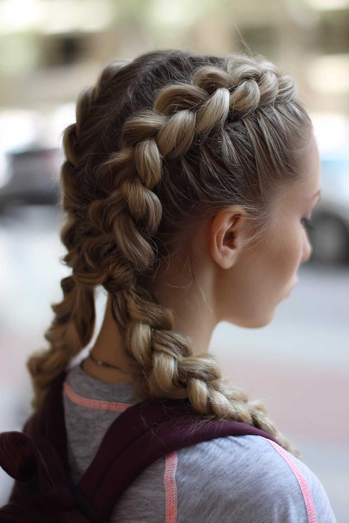 15+ Spike-Proof Volleyball Hairstyles: Secure Braids, Buns & Ponytails for the Court. - 14. The Double Dutch Braids