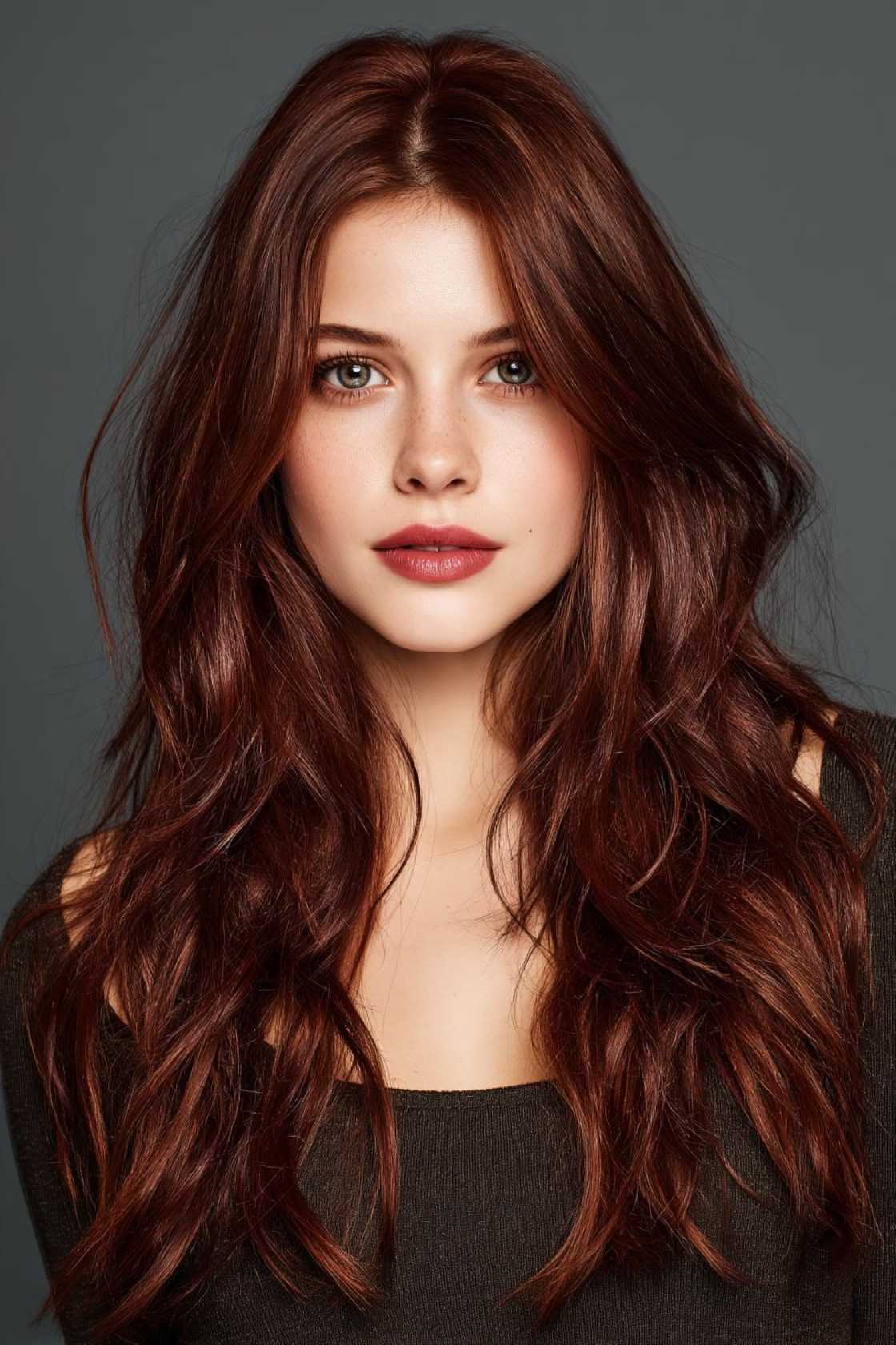 15+ Stunning Natural Hair Color Ideas for an Effortlessly Chic Look. - 6. Dark Auburn