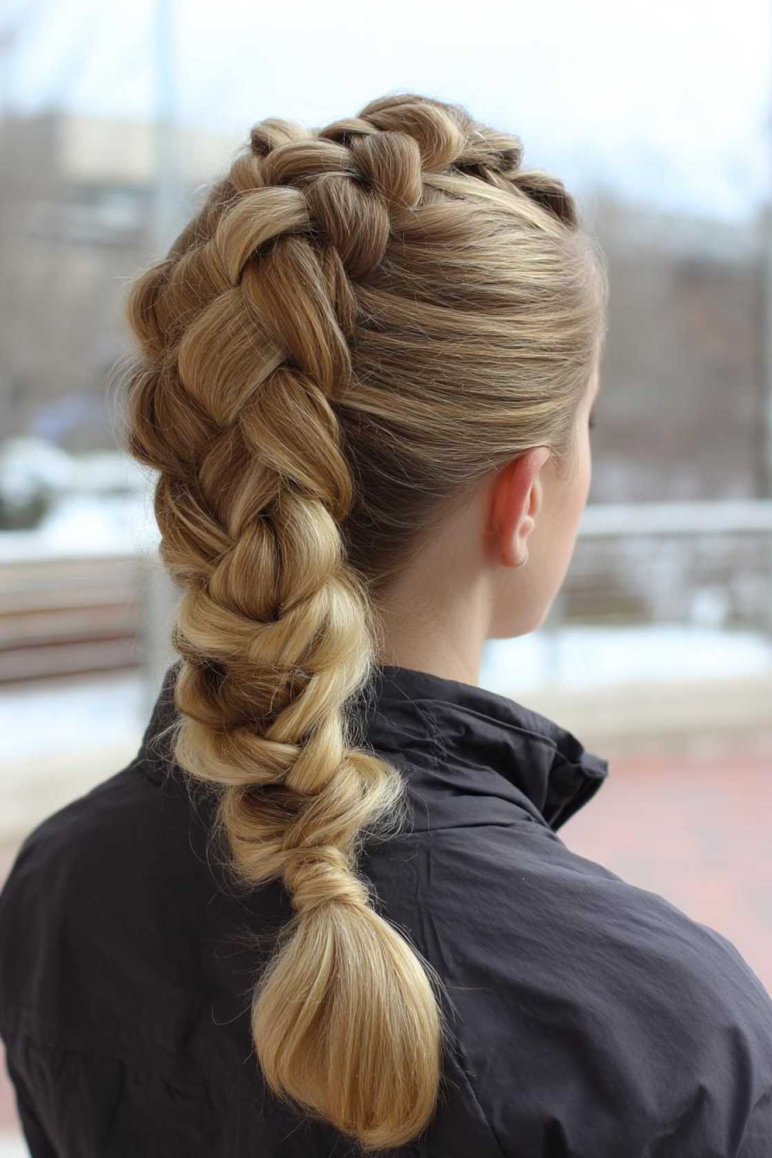 15+ Sweat-Proof Workout Hairstyles: Secure Braids, Buns & Ponytails for Every Exercise. - 12. The Dutch Braid