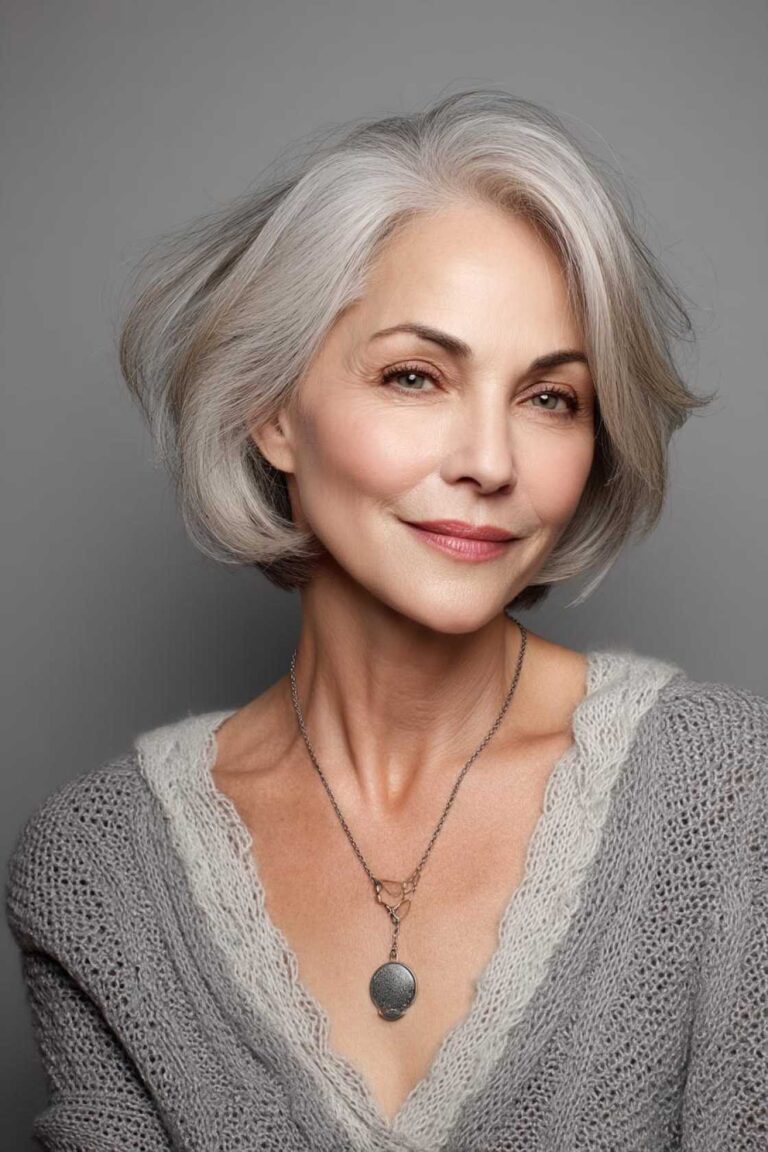 15+ Youthful & Chic: Very Layered Medium Hairstyles for Women Over 50.
