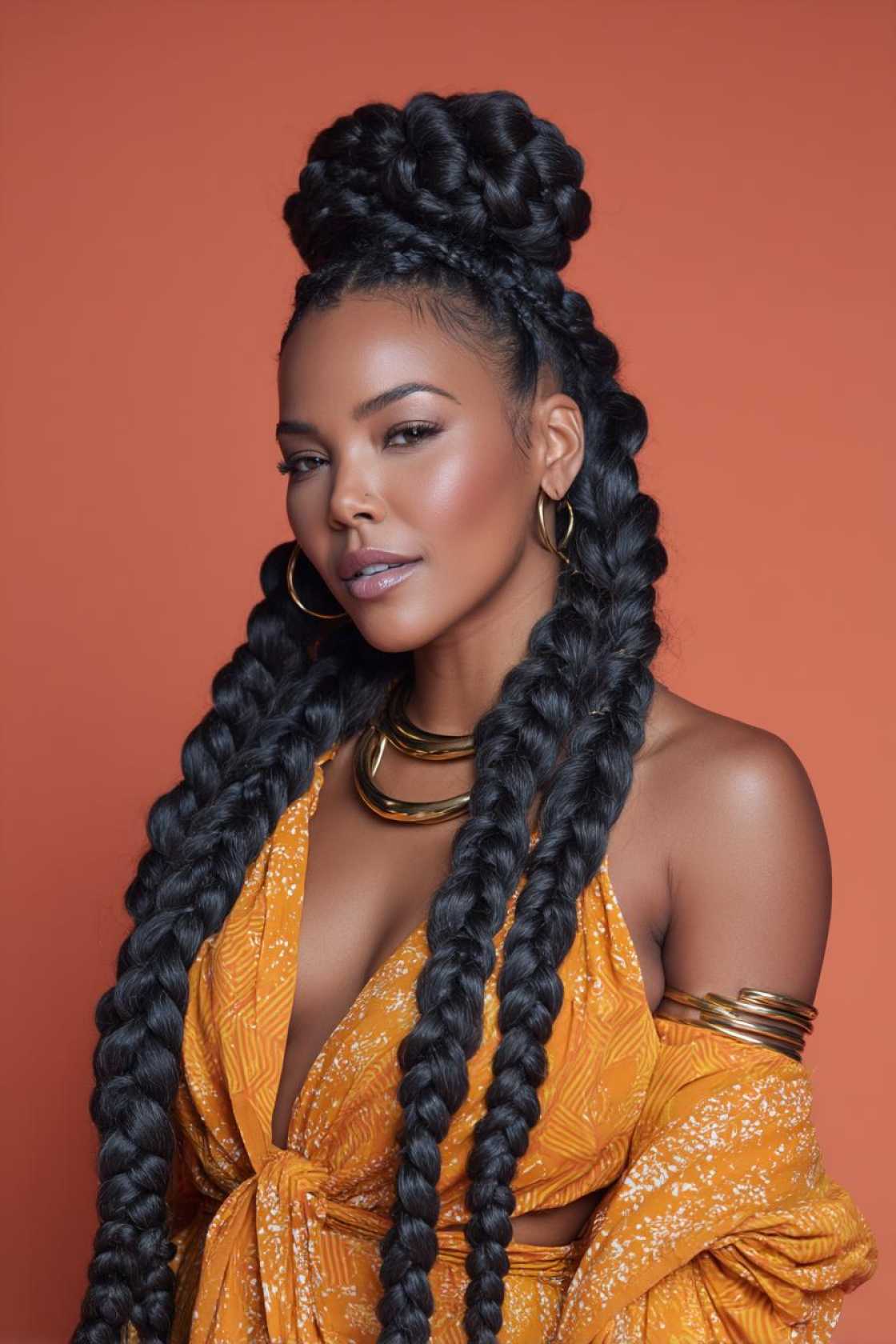 20+ Head-Turning Braided Hairstyles You Need to Try in 2025 (All Hair Types!). - 20. Jumbo Knotless Braids