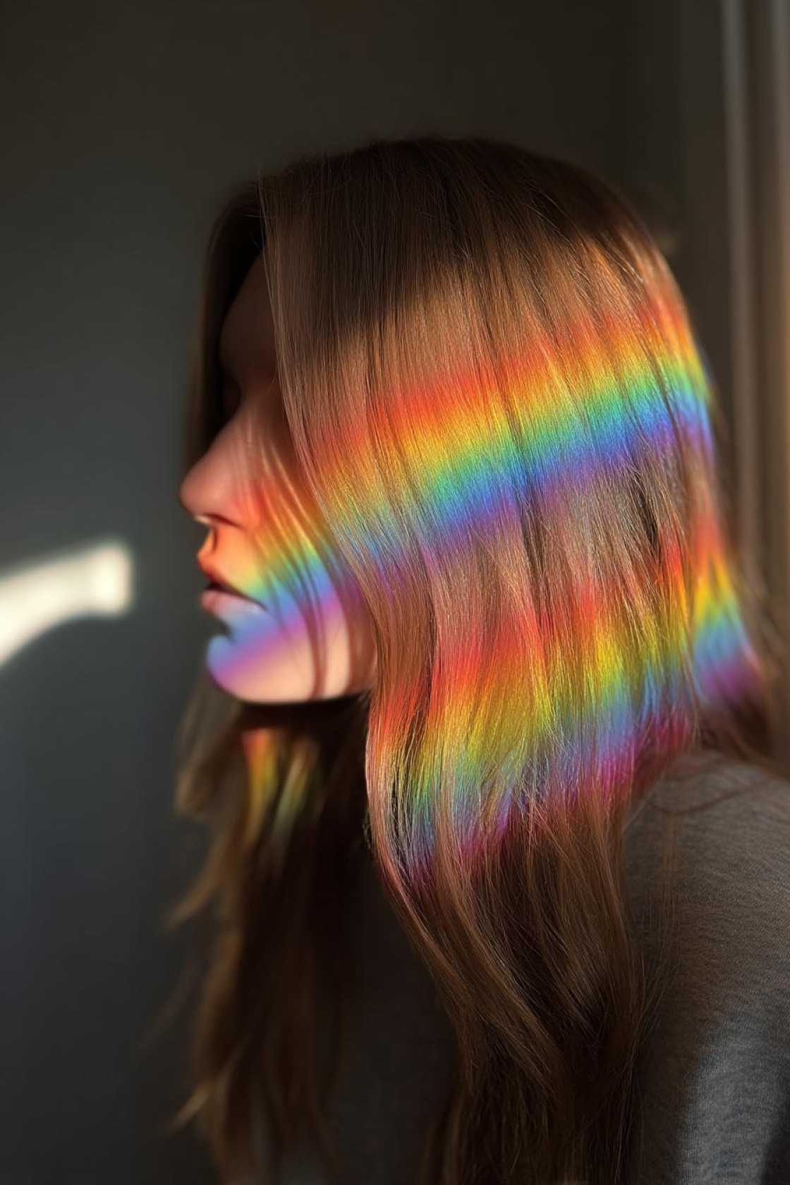 20+ Rainbow Hair Ideas to Celebrate Pride Month in Style (All Hair Types!). - 5. Rainbow Long Layers