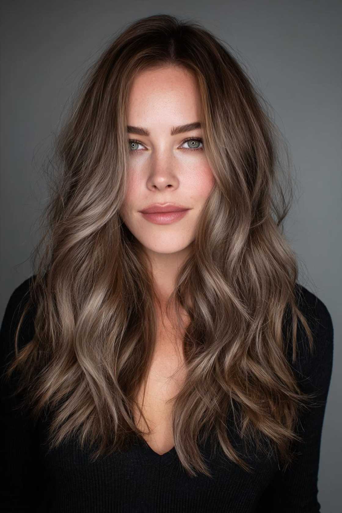 20+ Stunning Hair Color Ideas to Elevate Your Brunette Locks (Balayage, Highlights & More!) - 11. Mushroom Brown