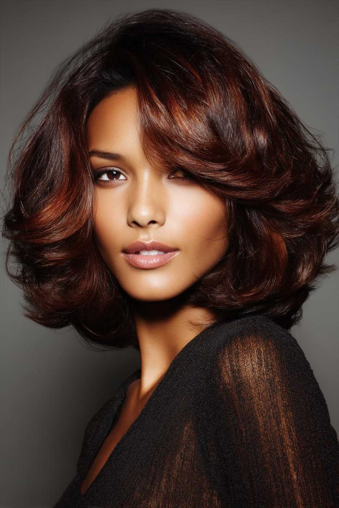 20+ Stunning Hair Color Ideas to Elevate Your Brunette Locks (Balayage, Highlights & More!) - 19. Cinnamon Brown