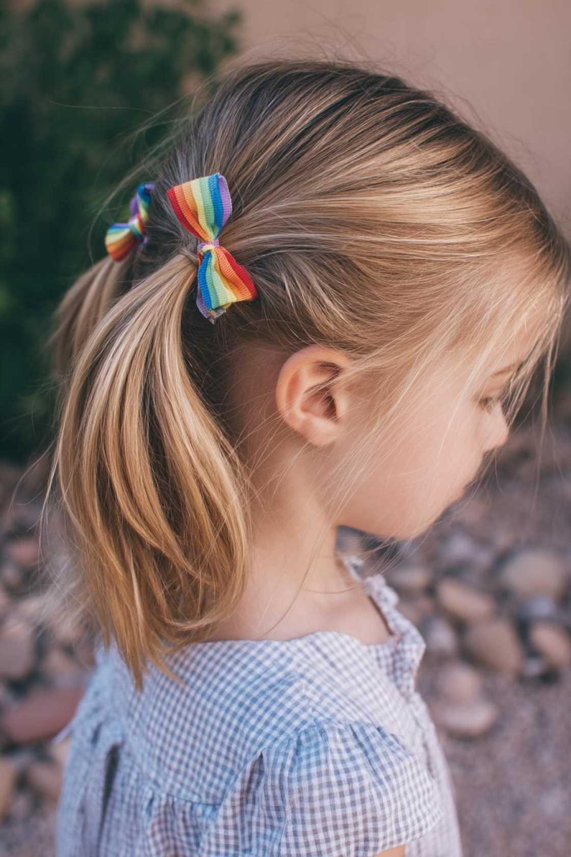 Accessorize Your Pride: 12+ Hairstyle Ideas Using Rainbow Flags, Ribbons & More. - 3. Rainbow Fabric Bows
