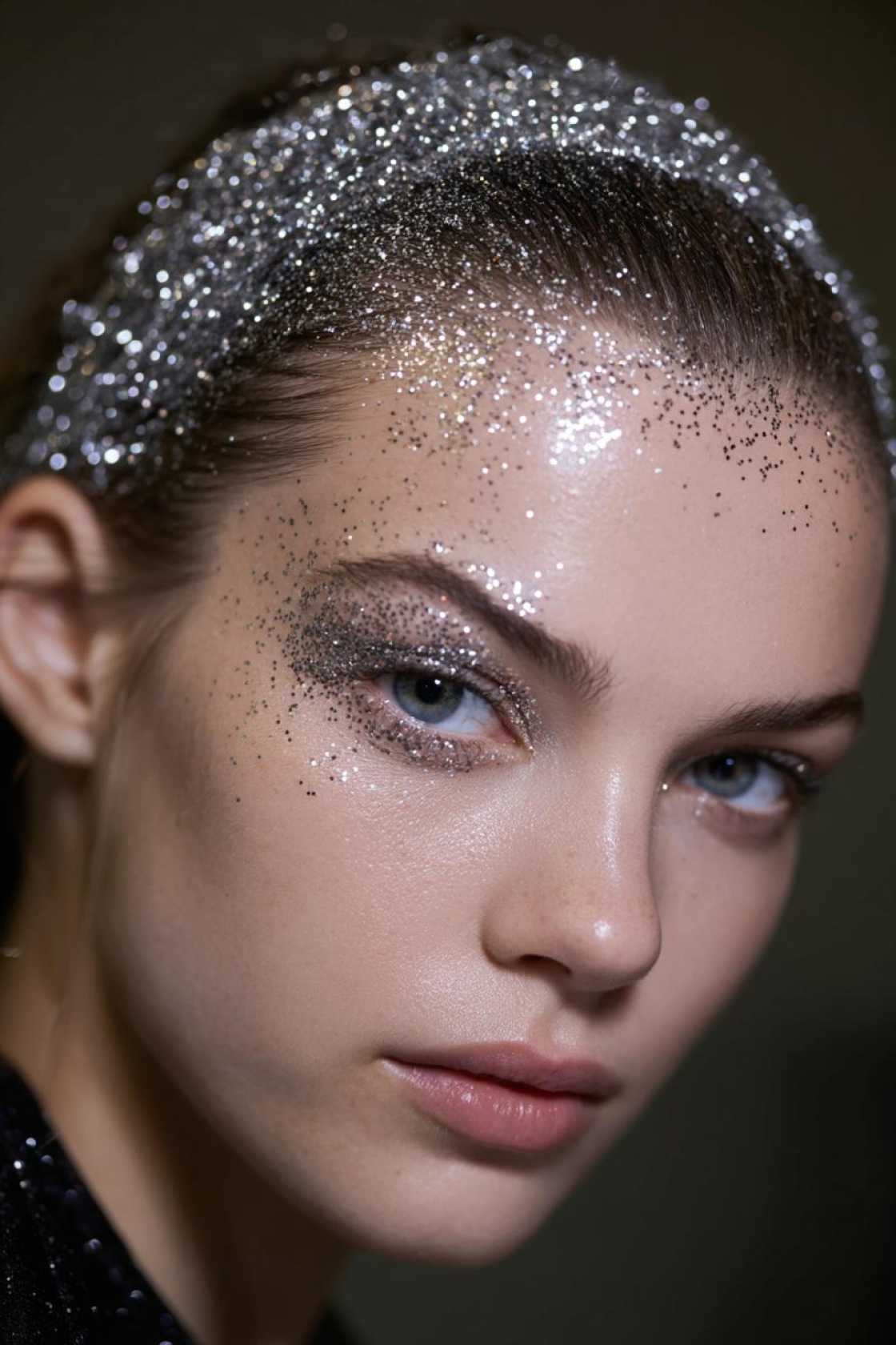 Accessorize Your Pride: 12+ Hairstyle Ideas Using Rainbow Flags, Ribbons & More. - 2. Rainbow Glitter Roots