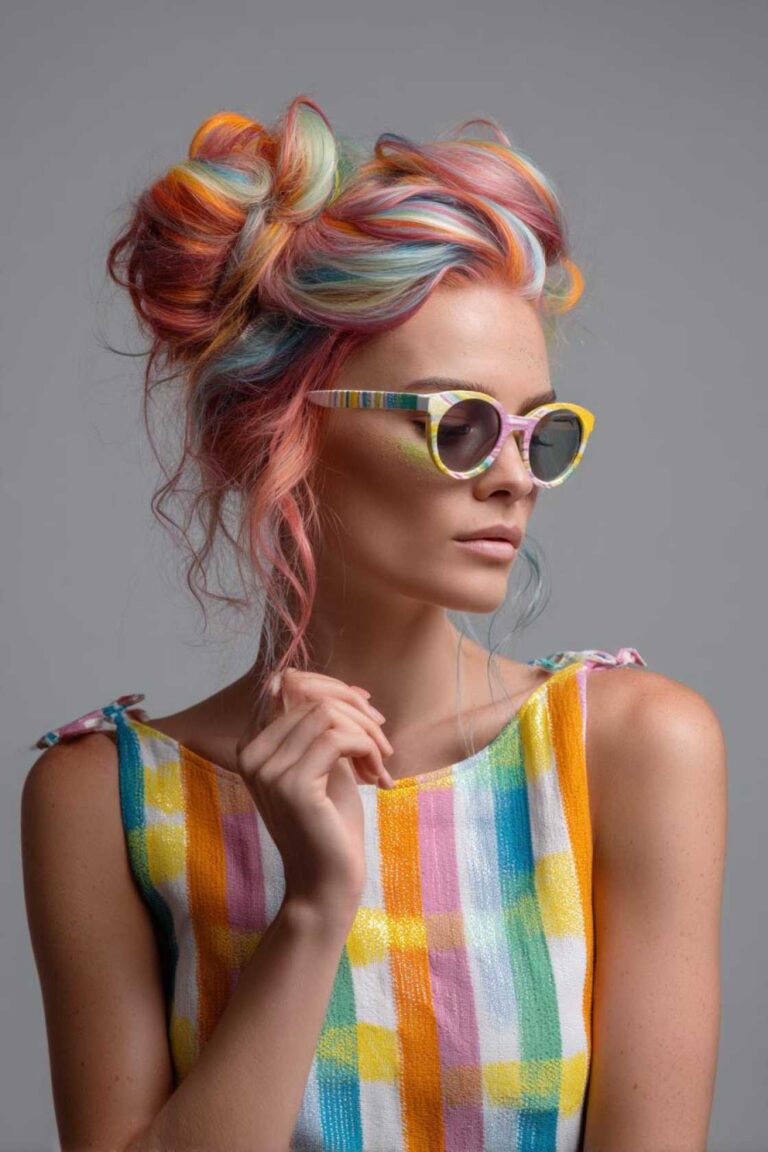 Accessorize Your Pride: 12+ Hairstyle Ideas Using Rainbow Flags, Ribbons & More.
