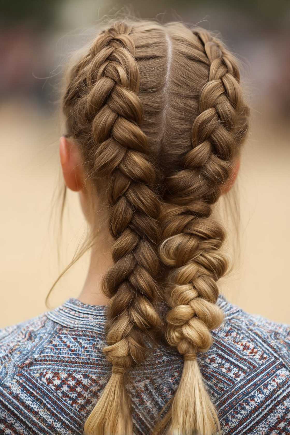 Ace Your Look: 25+ Best Volleyball Hairstyles for Peak Performance & Style. - 22. Dutch Braid Ponytail