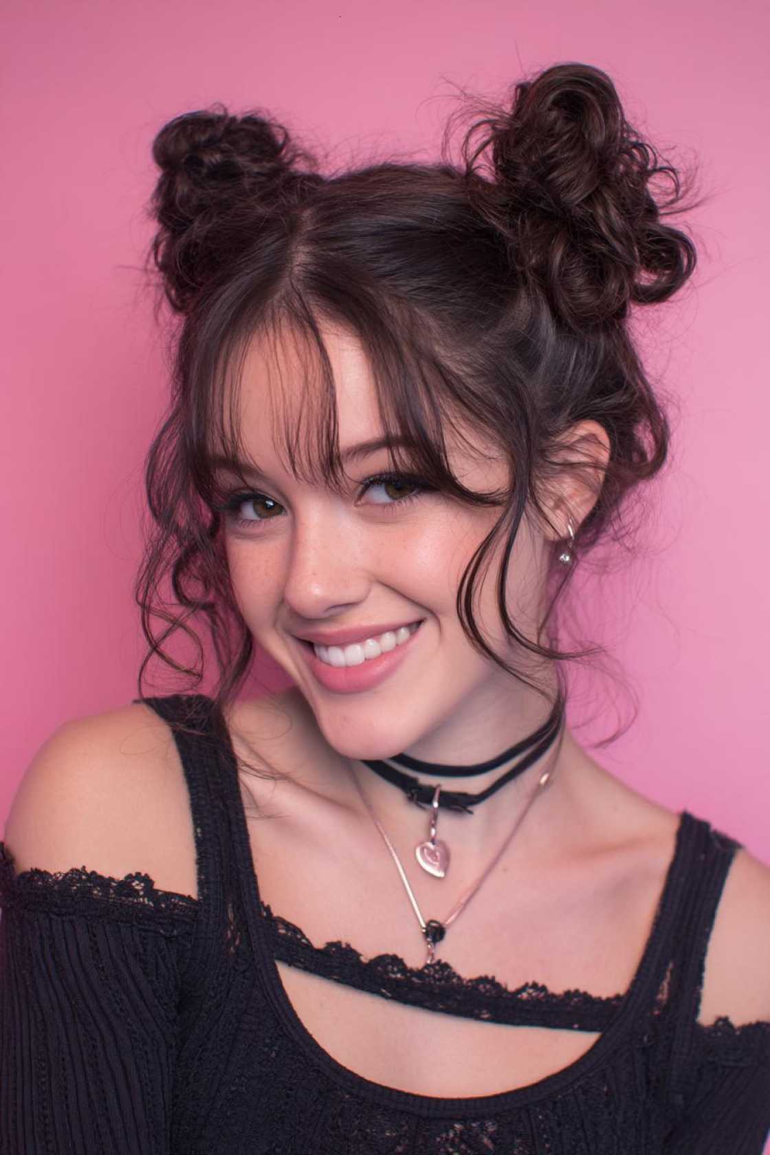 Beyond the Messy Bun: 20+ Creative & Secure Hairstyle Ideas for the Gym. - 9. Space Buns