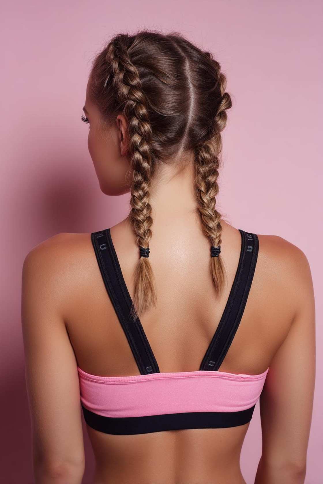 Beyond the Messy Bun: 20+ Creative & Secure Hairstyle Ideas for the Gym. - 16. Double Dutch Braids