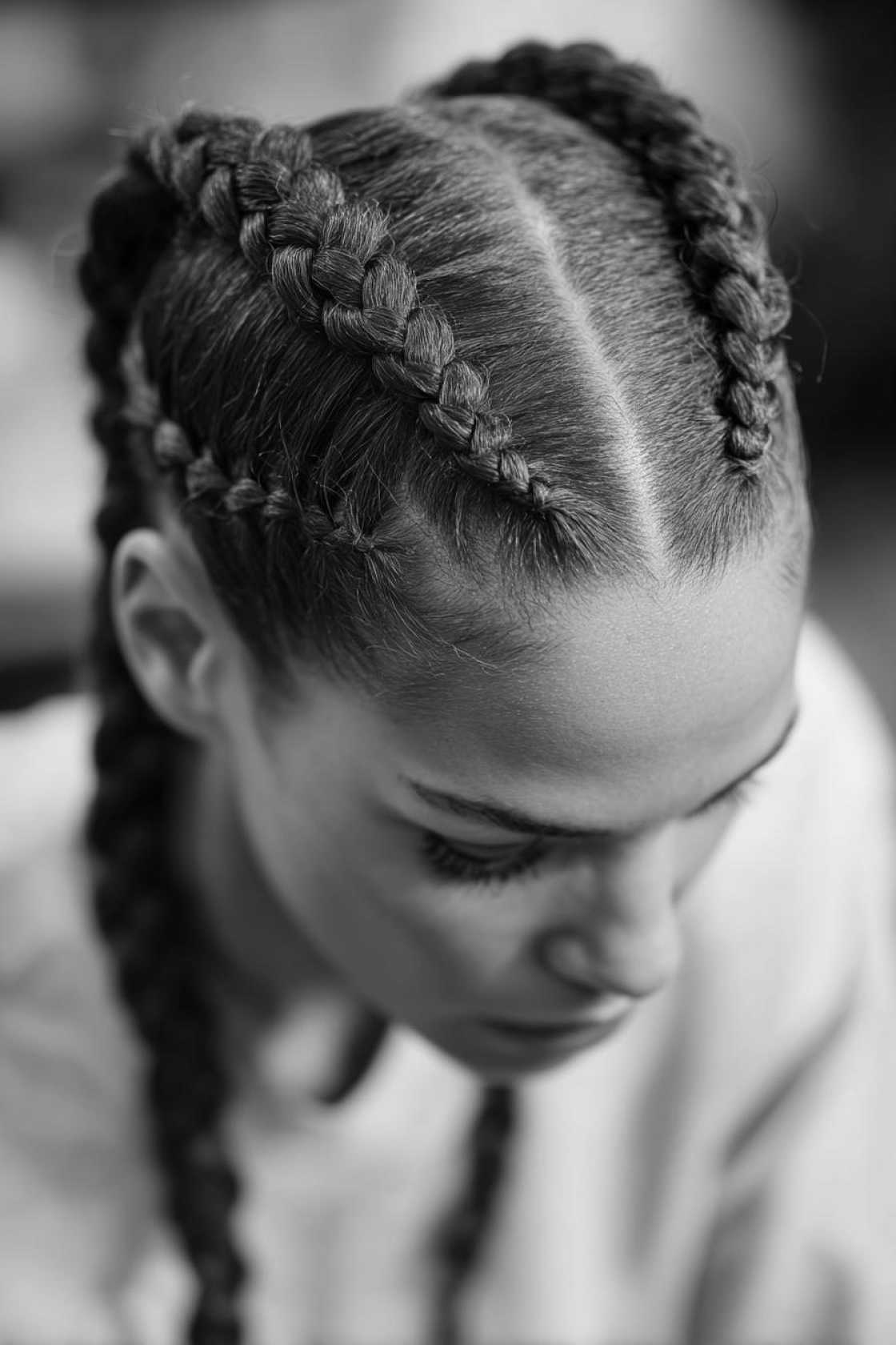Court-Ready & Cute: 18+ Easy Basketball Hairstyles You Can Do in Minutes. - 10. Boxer Braids