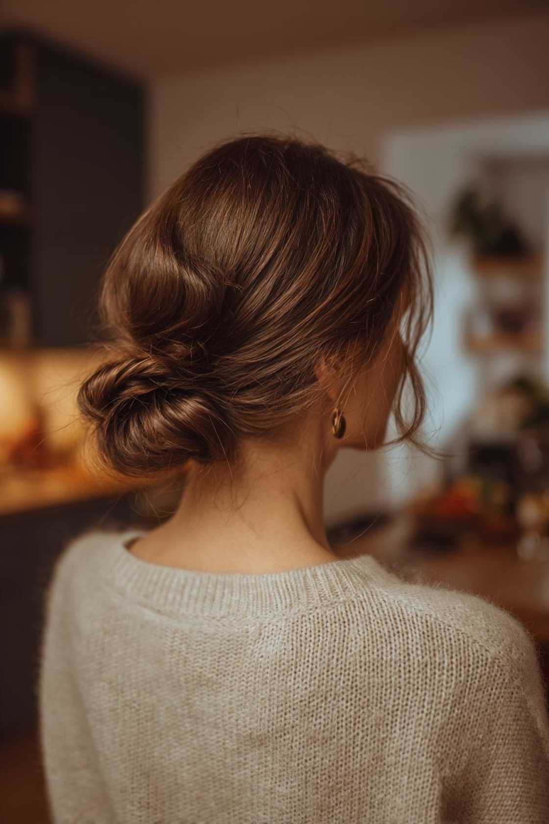 Effortless & Chic: 15+ Back to School Hairstyles (Braids, Buns & Ponytails). - 15. Simple Low Bun