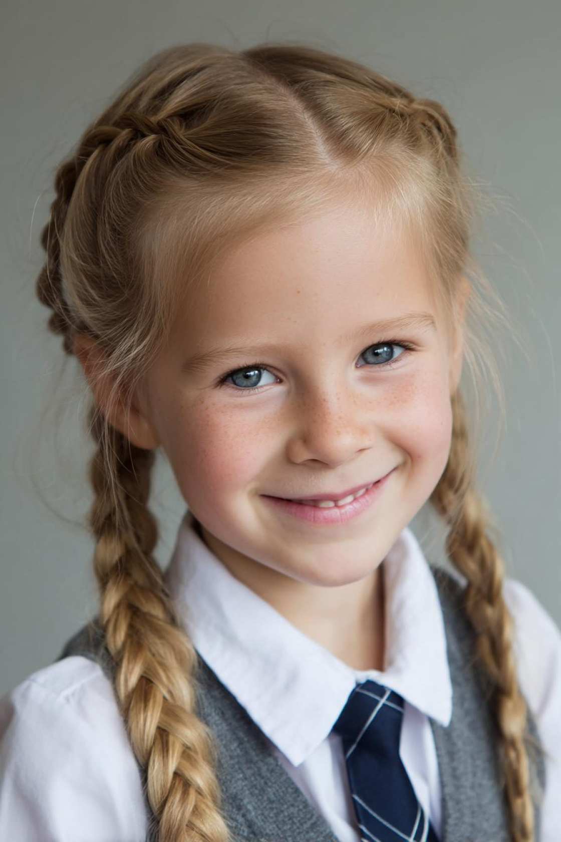 First Day Fresh: 20+ Cute & Quick Back to School Hairstyles Kids Will Love. - 1. Classic French Braid